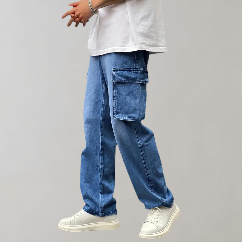 Pantalon À Coupe Droite pour Homme | Idéal pour Le Travail Et Les Loisirs