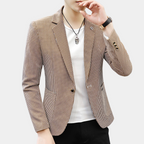 Blazer À Carreaux Pour Homme Avec Boutons Et Poches | Idéal Pour Usage Professionnel Et Quotidien