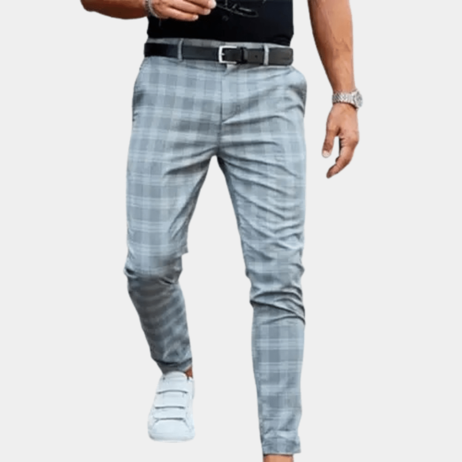 Pantalon À Carreaux pour Homme | Idéal pour Le Bureau Et Les Occasions Spéciales