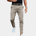 Pantalon À Carreaux pour Homme | Idéal pour Le Bureau Et Les Occasions Spéciales