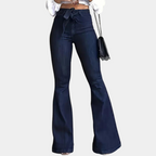 Pantalon Évasé à Taille Haute pour Femme | Idéal pour les Occasions Formelles et Décontractées