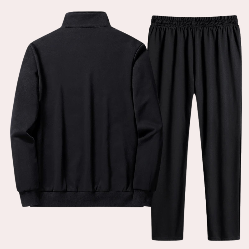 Ensemble Deux Pièces avec Veste Zippée et Pantalon pour Homme | Idéal pour Un Usage Quotidien