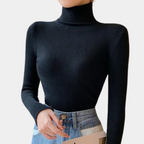 Pull à Col Roulé pour Femme avec Manches Longues | Idéal pour le Temps Frais