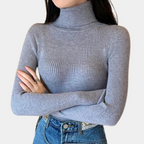 Pull à Col Roulé pour Femme avec Manches Longues | Idéal pour le Temps Frais