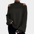 Pull À Épaules Dénudées avec Coupe Ample pour Femme | Idéal pour Un Usage Quotidien
