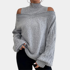 Pull À Épaules Dénudées avec Coupe Ample pour Femme | Idéal pour Un Usage Quotidien