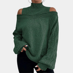 Pull À Épaules Dénudées avec Coupe Ample pour Femme | Idéal pour Un Usage Quotidien