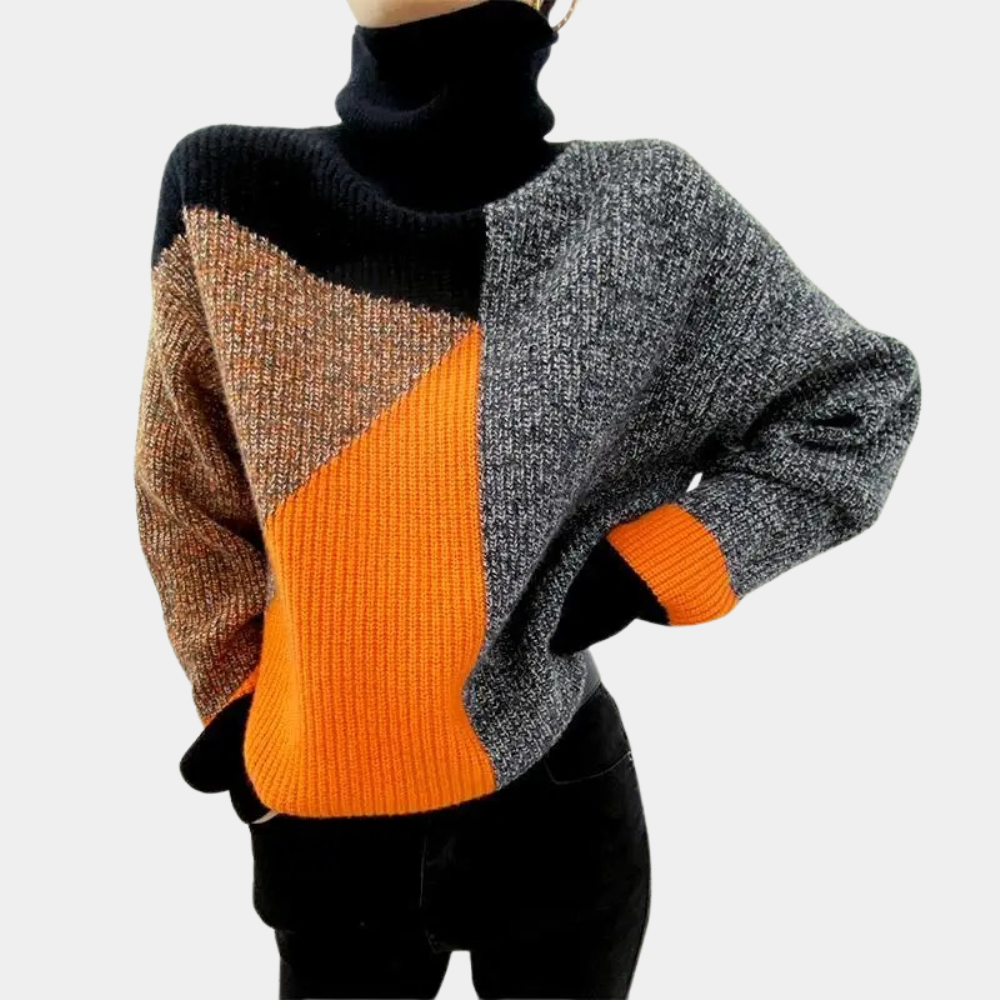Pull À Maille avec Coupe Droite pour Femmes | Idéal pour Les Journées Fraîches