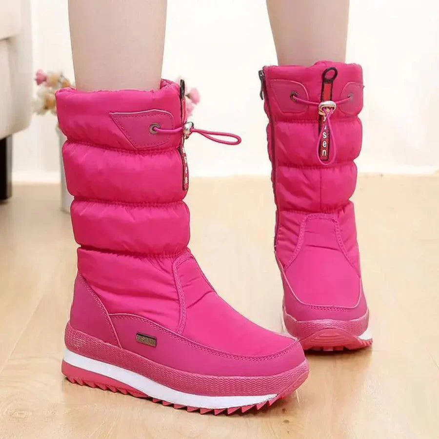Bottines d’Hiver avec Doublure Intérieure pour Femmes | Idéal pour la Saison Hivernale