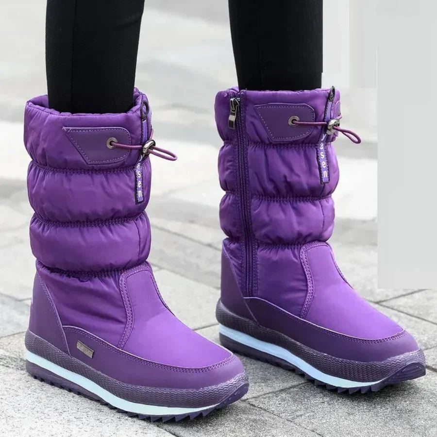 Bottines d’Hiver avec Doublure Intérieure pour Femmes | Idéal pour la Saison Hivernale