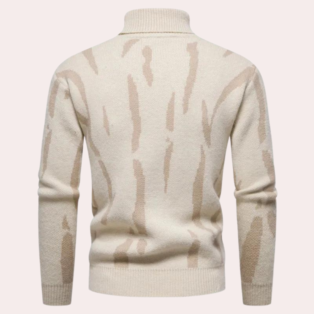 Pull Col Roulé Avec Coupe Classique Pour Homme | Idéal Pour La Saison Fraîche