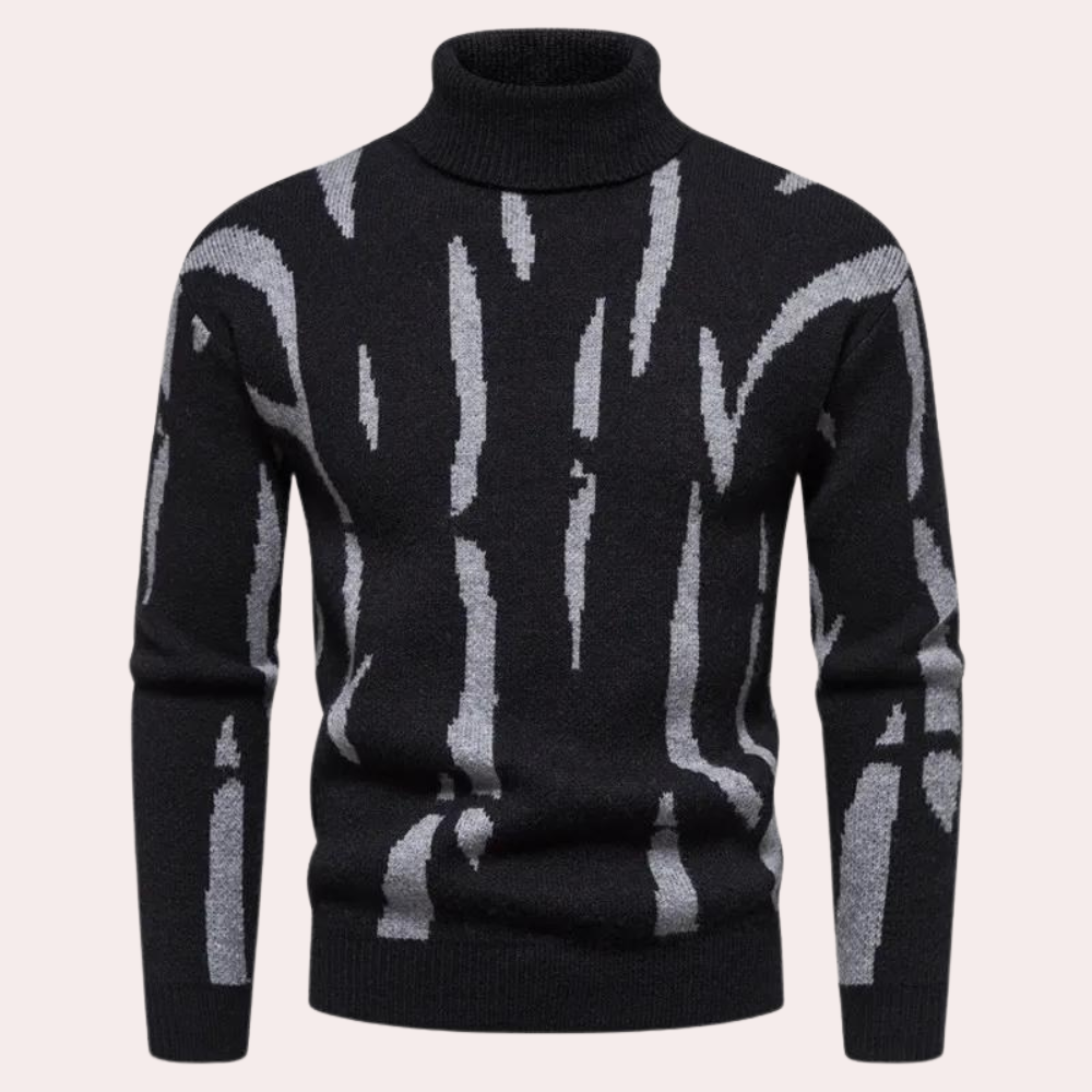 Pull Col Roulé Avec Coupe Classique Pour Homme | Idéal Pour La Saison Fraîche