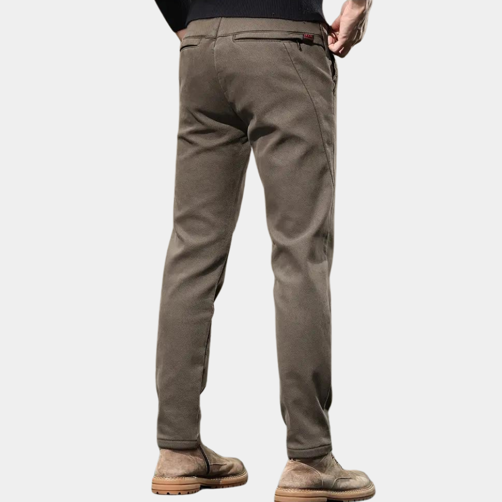 Pantalon à Coupe Ajustée pour Homme | Idéal pour Les Occasions Quotidiennes et Semi-Formelles