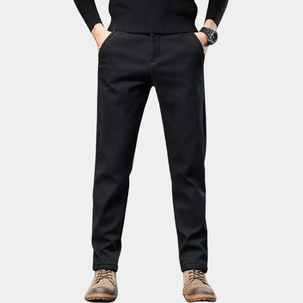 Pantalon à Coupe Ajustée pour Homme | Idéal pour Les Occasions Quotidiennes et Semi-Formelles