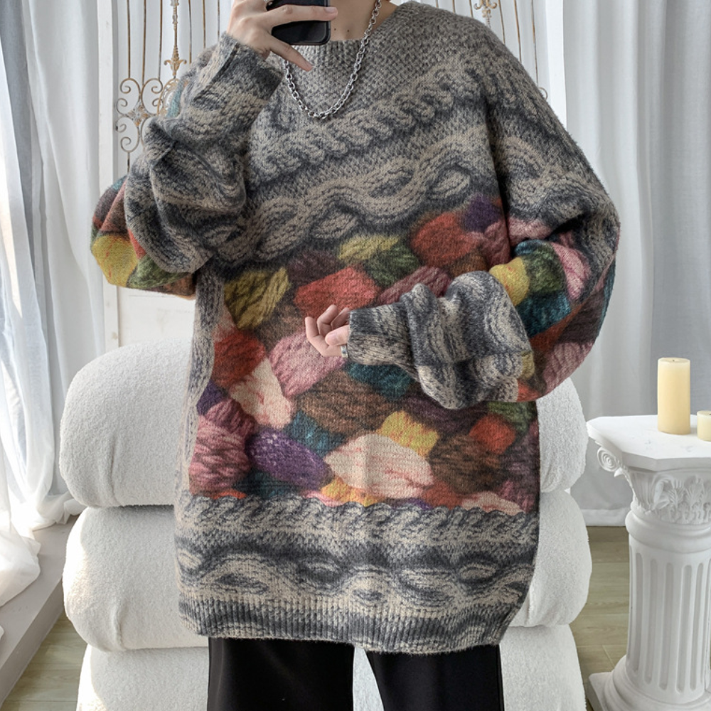 Pull Avec Coupe Décontractée Pour Hommes | Idéal Pour Les Sorties Décontractées