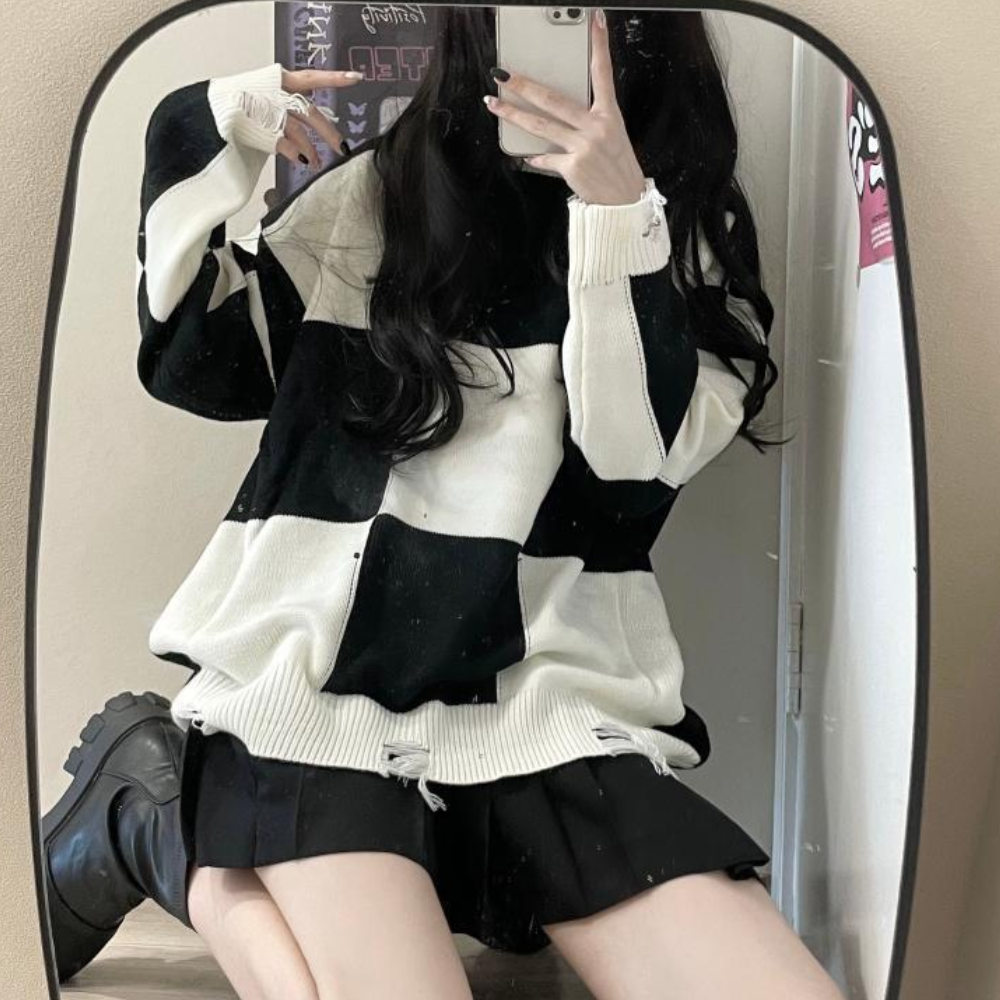 Pull À Col Rond o-pour Femme | Idéal pour l’Automne Et l’Hiver