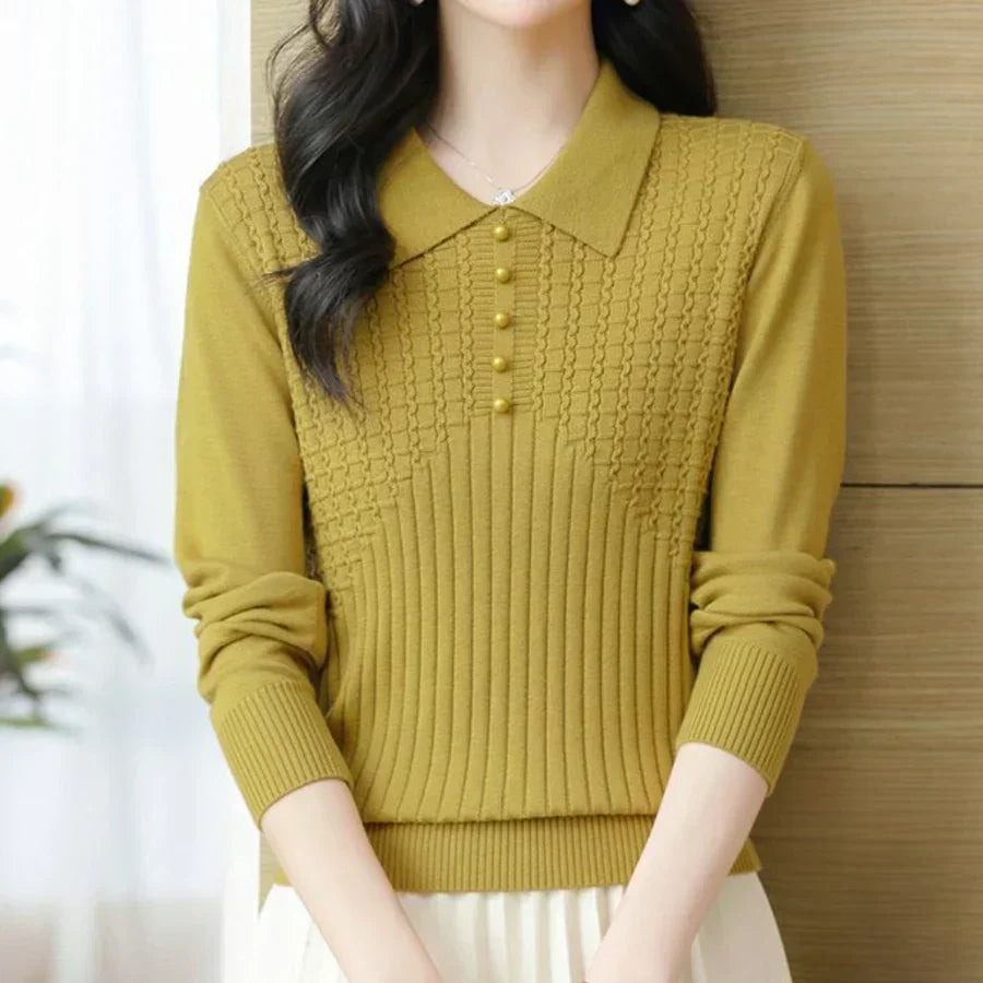 Pull En Maille Uni Pour Femme | Idéal Pour Usage Quotidien