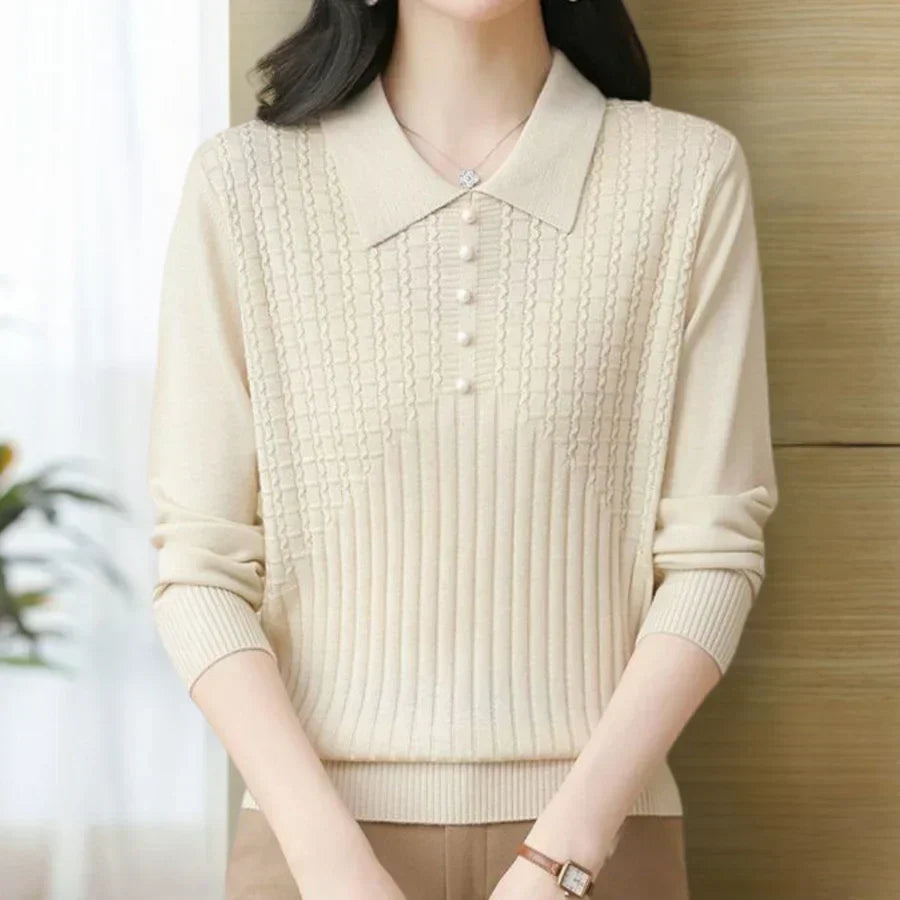 Pull En Maille Uni Pour Femme | Idéal Pour Usage Quotidien
