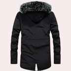 Veste D’Hiver avec Capuche Et Fermeture Zippée pour Homme | Idéal pour La Saison Froide