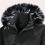Veste D’Hiver avec Capuche Et Fermeture Zippée pour Homme | Idéal pour La Saison Froide