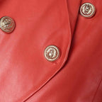 Blazer à Double Boutonnage avec Revers Classiques pour Femmes | Idéal pour Tenues Professionnelles et Quotidiennes