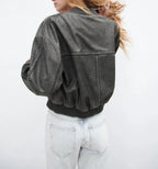 Veste Bomber Avec Finitions Côtelées Et Fermeture Zippée Pour Femmes | Idéal Pour Un Usage Quotidien
