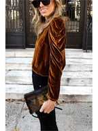 Pull À Manches Longues Avec Manches Bouffantes Pour Femme | Idéal Pour La Mi-Saison