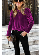 Pull À Manches Longues Avec Manches Bouffantes Pour Femme | Idéal Pour La Mi-Saison