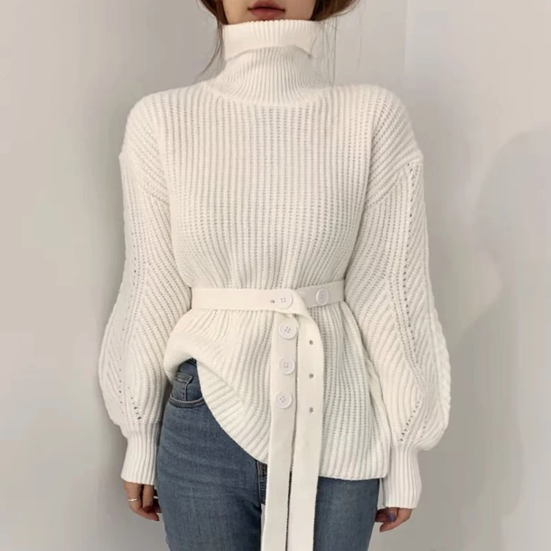 Pull À Col Haut Avec Coupe Ample Pour Femme | Idéal Pour Saison Froide