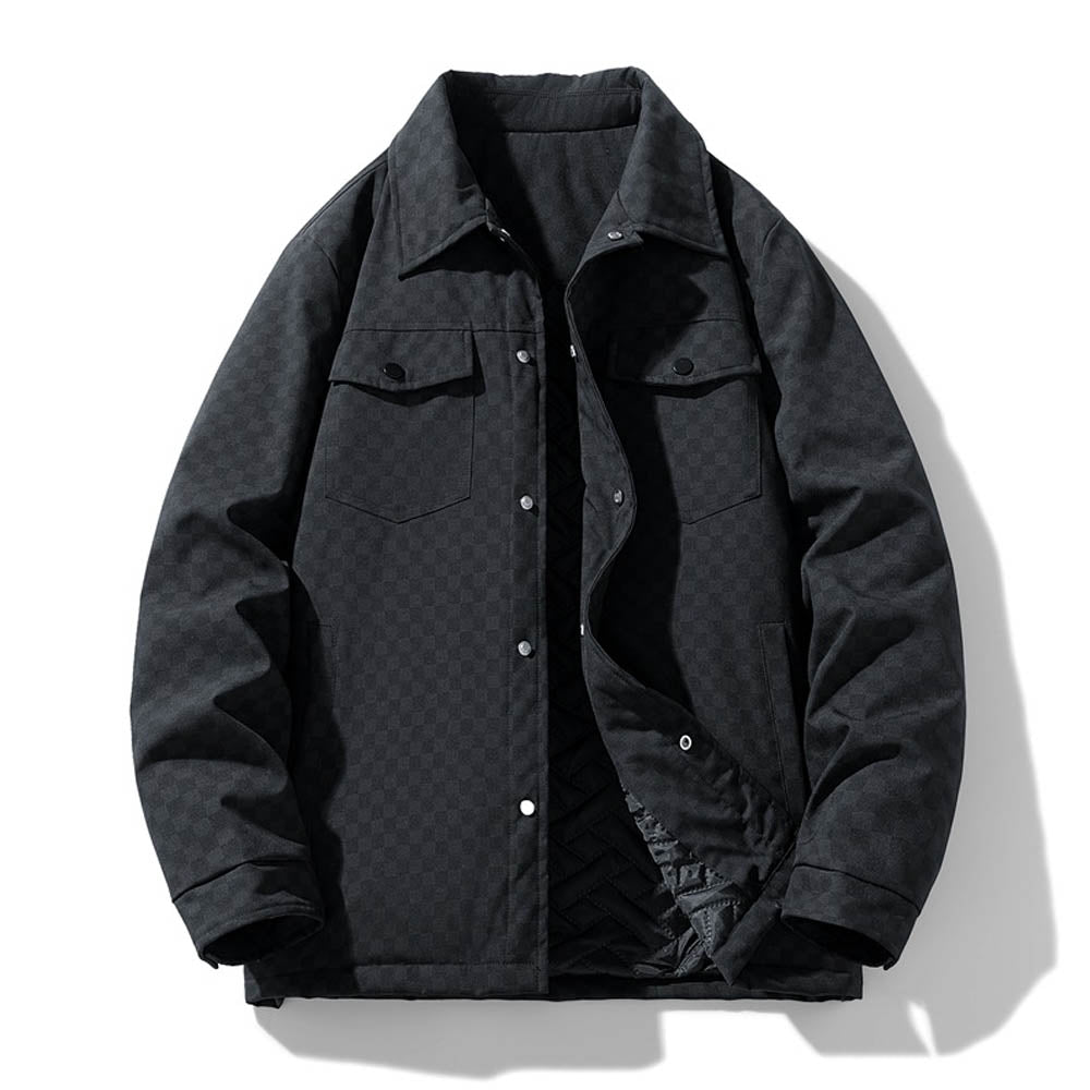 Veste Chemise À Carreaux Avec Fermeture Boutonnée Pour Homme | Idéal Pour Usage Quotidien