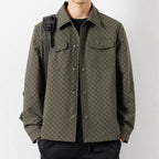 Veste Chemise À Carreaux Avec Fermeture Boutonnée Pour Homme | Idéal Pour Usage Quotidien