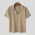 Chemise Casual à Manches Courtes avec Coupe Ajustée pour Homme | Idéal pour le Quotidien