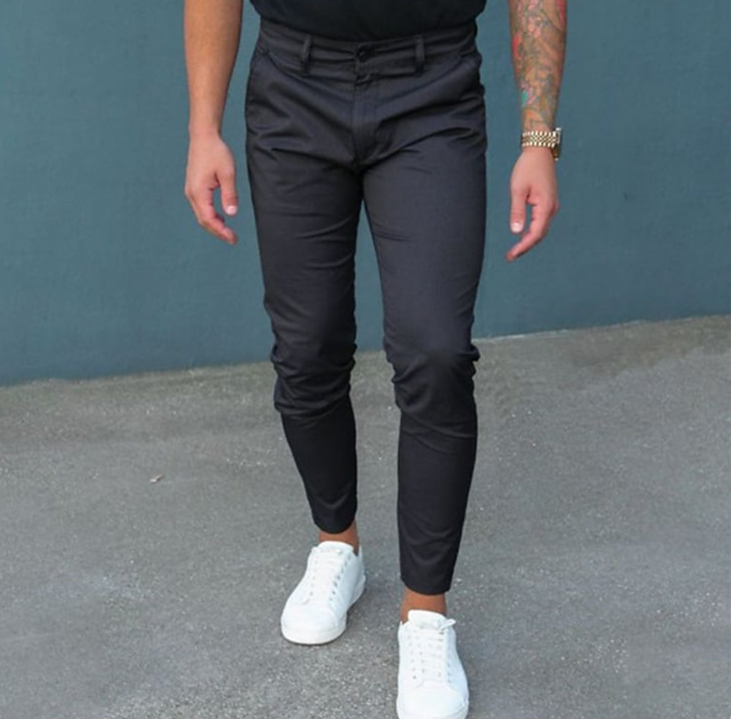 Pantalon Droit pour Homme avec Taille Ajustable | Idéal pour le Bureau ou les Sorties Décontractées