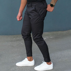 Pantalon Droit pour Homme avec Taille Ajustable | Idéal pour le Bureau ou les Sorties Décontractées