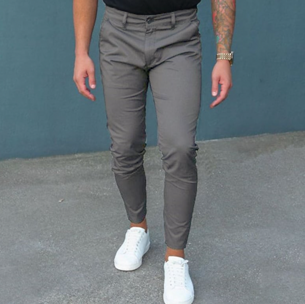 Pantalon Droit pour Homme avec Taille Ajustable | Idéal pour le Bureau ou les Sorties Décontractées