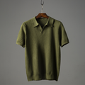 Polo à Manches Courtes avec Col Replié et Motif pour Homme | Idéal pour les Activités Estivales