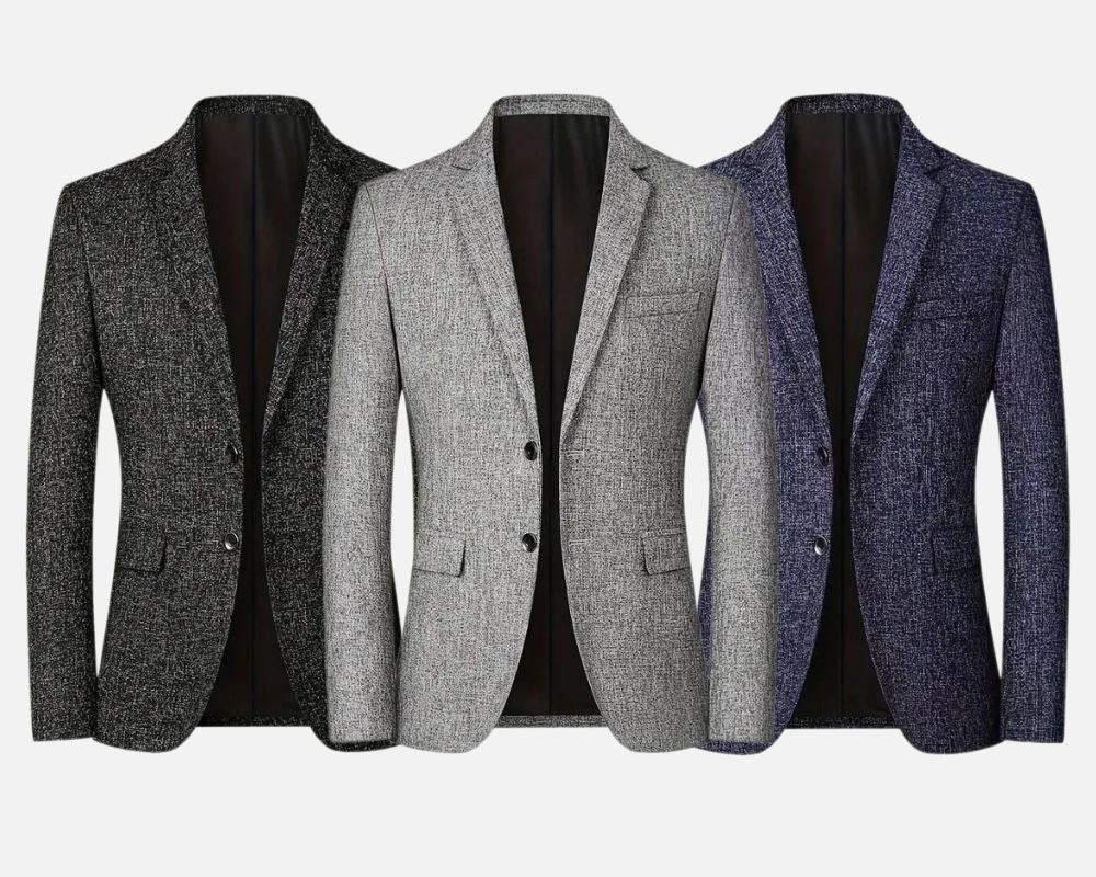 Blazer Pour Homme Avec Coupe Ajustée Et Fermeture Boutonnée Pour Adulte | Idéal Pour Usage Professionnel Et Formel