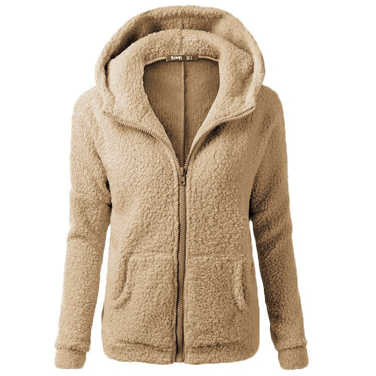 Veste à Capuche avec Doublure Douce pour Femme | Idéale pour la Saison Froide