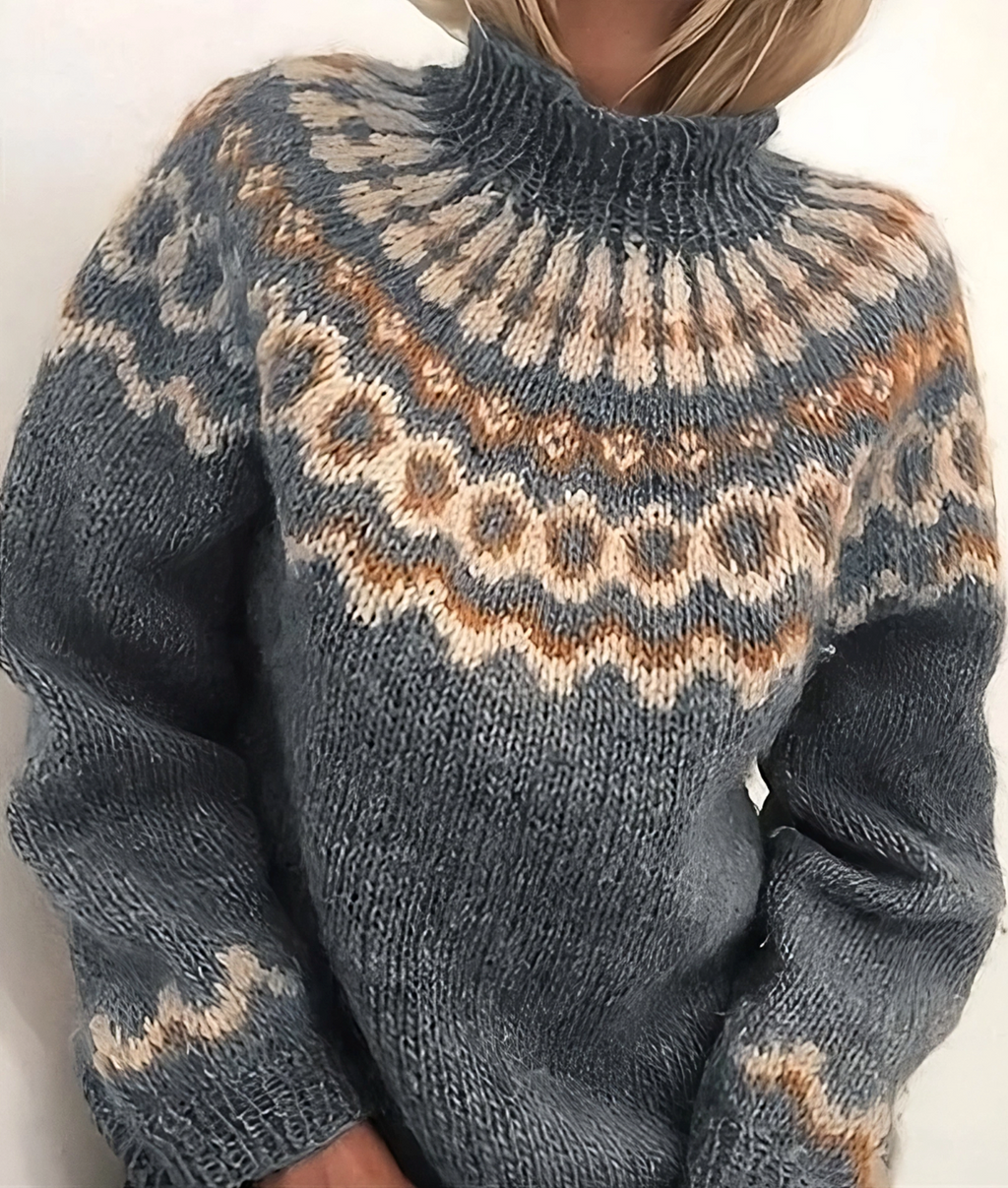 Pull À Col Roulé Avec Coupe Classique Pour Femme | Idéal Pour La Saison Froide