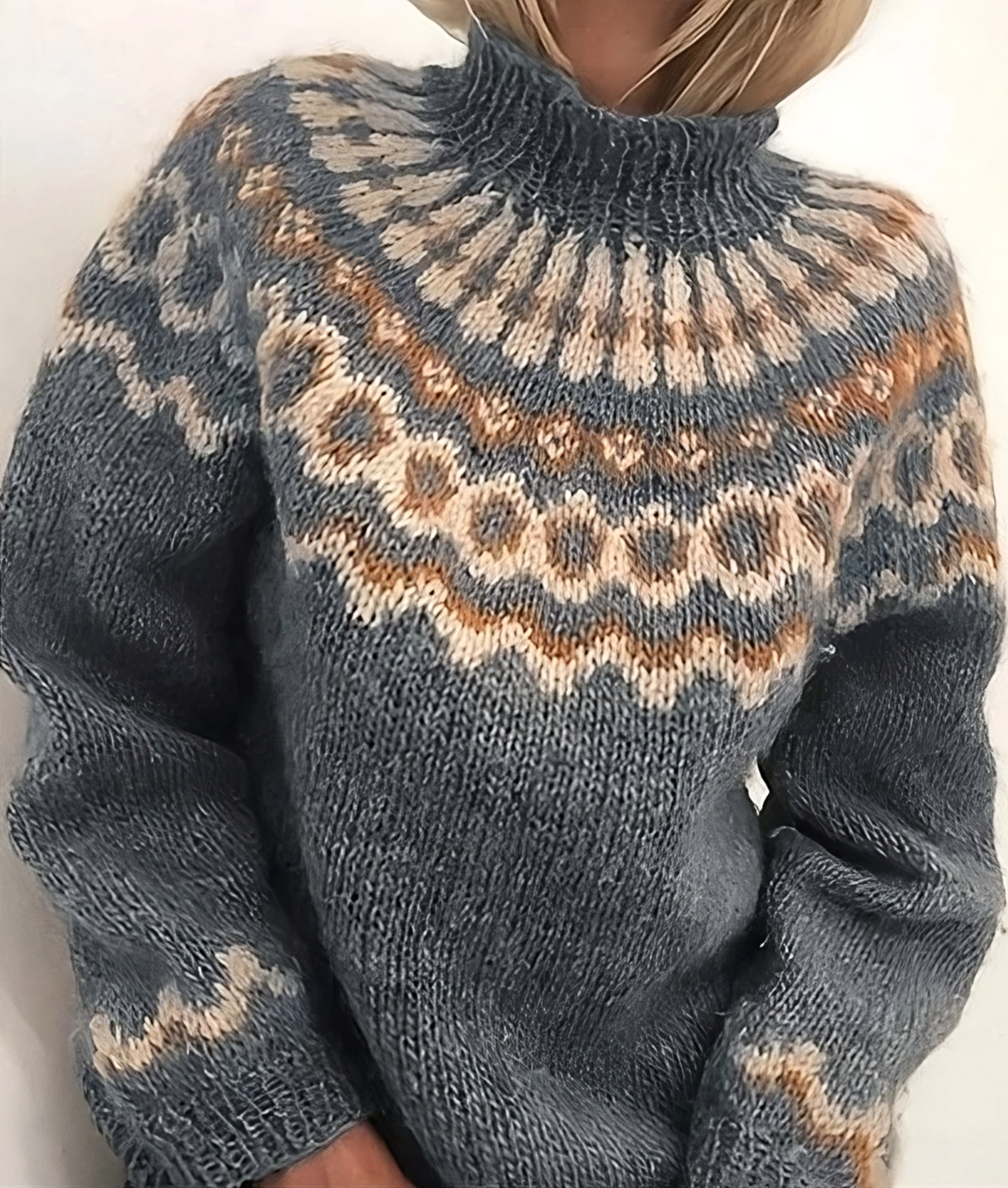Pull À Col Roulé Avec Coupe Classique Pour Femme | Idéal Pour La Saison Froide