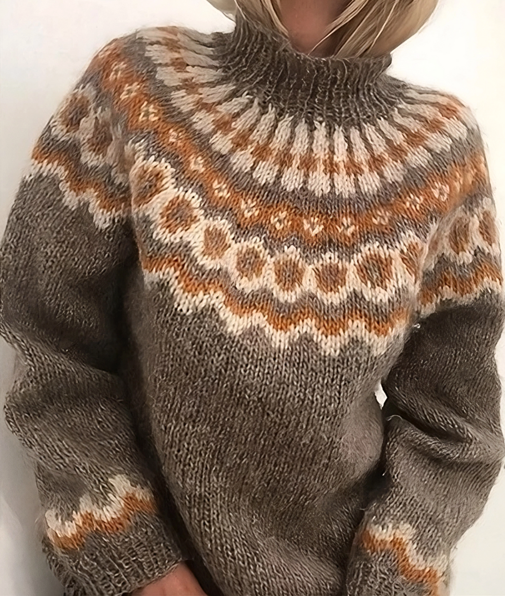 Pull À Col Roulé Avec Coupe Classique Pour Femme | Idéal Pour La Saison Froide