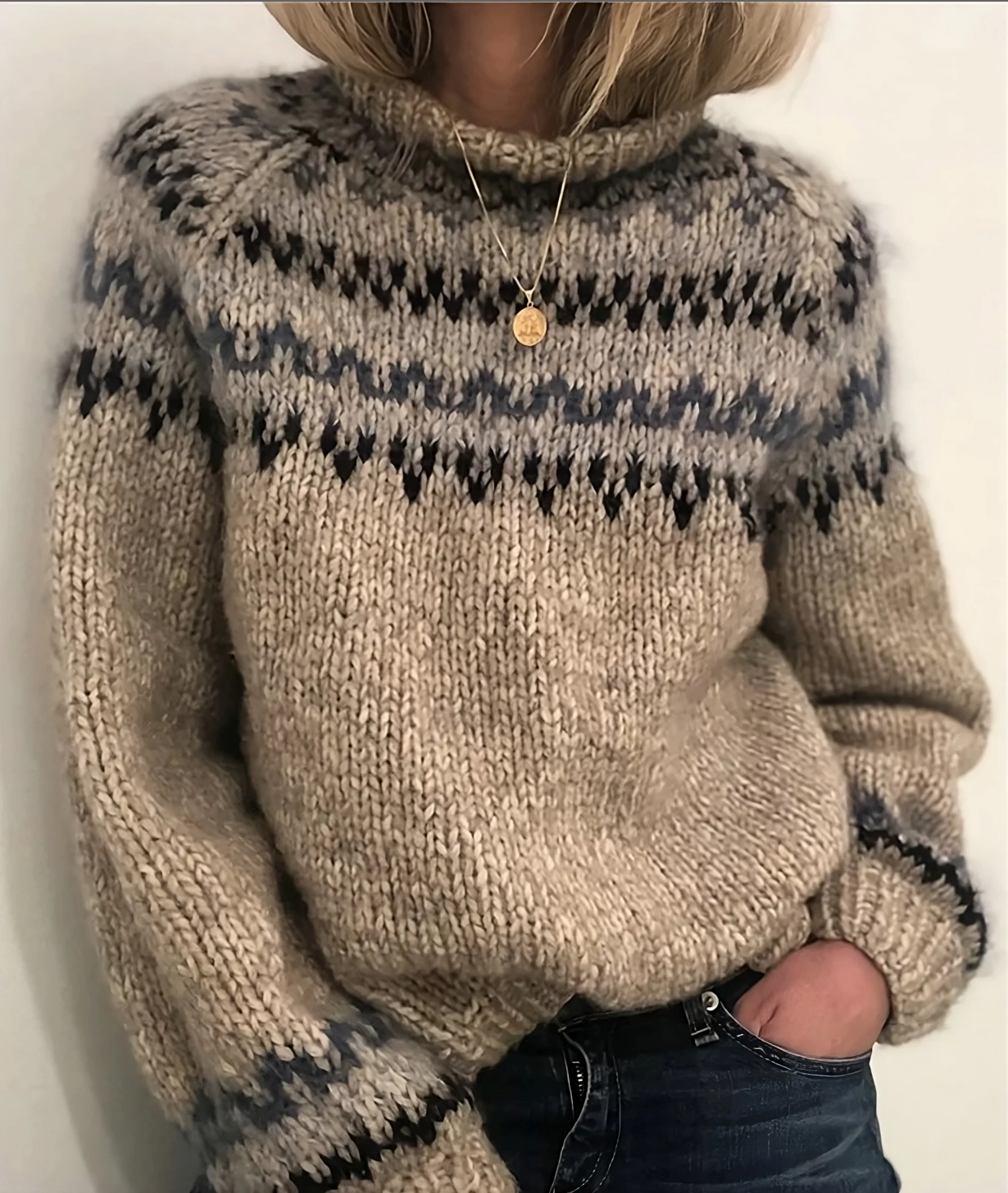 Pull À Col Roulé Avec Coupe Classique Pour Femme | Idéal Pour La Saison Froide