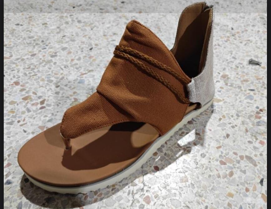 Sandales Plates À Semelle Épaisse Et Brides Pour Femmes | Idéal Pour L’été