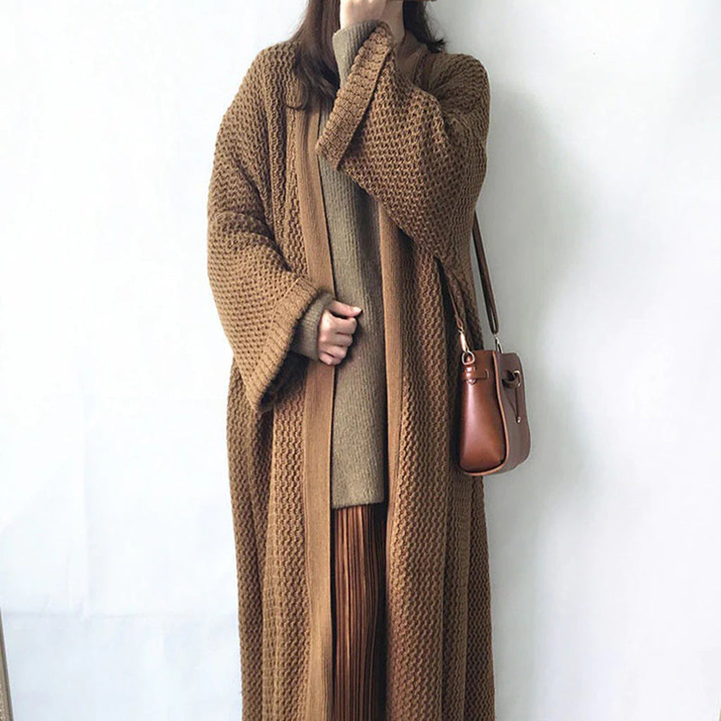Cardigan Oversize avec Motif Tricoté pour Adultes | Idéal pour les Saisons Fraîches