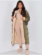 Veste Longue Réversible Avec Coupe Droite Pour Femmes | Idéale Pour La Saison Froide