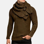 Pull À Col Roulé avec Motif Câble pour Homme | Idéal pour L’Hiver