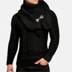 Pull À Col Roulé avec Motif Câble pour Homme | Idéal pour L’Hiver