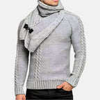 Pull À Col Roulé avec Motif Câble pour Homme | Idéal pour L’Hiver