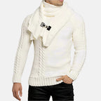 Pull À Col Roulé avec Motif Câble pour Homme | Idéal pour L’Hiver
