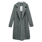 Manteau Long Teddy à Capuche pour Femme | Idéal pour l’Hiver